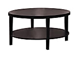 Office Star™ Ave Six Merge Coffee Table, Round, Espresso
