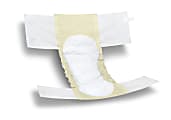 FitRight Basic Disposable Briefs, X-Large, White/Yellow, Bag Of 25 Briefs 1 thumbnail image