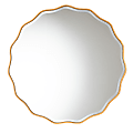 Baxton Studio Weston Modern Glam And Luxe Wood Accent Wall Mirror, 42"H x 42"W x 11/16"D, Antique Goldleaf 1 thumbnail image