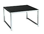 Ave Six Yield Table, Accent/Corner, Round, Chrome/Black 1 thumbnail image