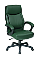 Office Star™ Work Smart™ Eco Bonded Leather High-Back Chair, Green