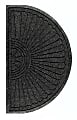 M+A Matting Waterhog Max Grand Half-Oval Floor Mat, 3' W x 1.8' H, Black Smoke 1 thumbnail image