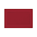 LUX #6 1/2 Full-Face Window Envelopes, Middle Window, Gummed Seal, Ruby Red, Pack Of 500