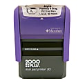 2000 PLUS® Self-Inking Signature Stamp With Microban®, DP20, 3/4" x 1 7/8" Impression 1 thumbnail image