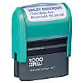 2000 PLUS® Self-Inking Signature Stamp With Microban®, DP20, 15/16" x 2 3/8" Impression