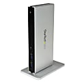 StarTech.com USB 3.0 Docking Station - Compatible with Windows / macOS - Dual DVI Docking Station Supports Dual Monitors - DVI to HDMI and DVI to VGA Adapters Included - USB3SDOCKDD - Dual Monitor Docking Station - 2 x DVI Ports