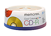 Memorex® CD-R Recordable Media, 700MB/80 Minutes, Pack Of 25