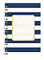 Day Designer for Blue Sky™ Daily/Monthly Planner, 5" x 8", Navy Stripe, January to December 2018 (103623) 1 thumbnail image