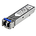 StarTech.com 100BASE-LX MSA Compliant SFP Module - LC Connector - Fiber SFP Transceiver - Lifetime Warranty - 100 Mbps - Max. Transfer Distance 10 km (6.2 mi) - 100BASE-LX fiber transceiver adds reliable 1Gb over fiber