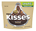 Hershey's® Kisses Milk Chocolate With Almonds Candy, 10 Oz, Pack Of 3 Bags 1 thumbnail image