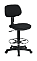 Office Star Sculptured Seat and Back Drafting Chair with Adjustable Foot ring 1 thumbnail image