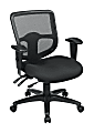 Office Star™ Pro Line II Pro Grid Ergonomic Task Chair With Adjustable Arms, Coal