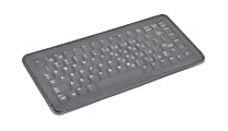 Cherry EZClean® 4100 Ultra-Slim Compact Covered Keyboard, Black, EZN4100LCMUS2IG 1 thumbnail image