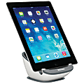 Fellowes® I-Spire Series Tablet Suction Stand, 3.4" x 5" x 5.75", Gray/White 1 thumbnail image