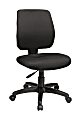 Office Star WORK SMART Deluxe Armless Task Chair, Ratchet Back Height Adjustment, Black 1 thumbnail image
