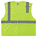 Ergodyne GloWear Mesh Hi-Vis Safety Vest, Extra-Small, Lime