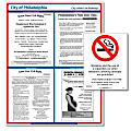 ComplyRight™ City Poster Bundle, English, Philadelphia, Pennsylvania