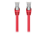 Belkin - Patch cable - RJ-45 (M) to RJ-45 (M) - 6 ft - UTP - CAT 5e - booted, snagless - red -  - A3L79106REDS 1 thumbnail image