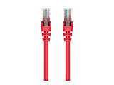 Belkin - Patch cable - RJ-45 (M) to RJ-45 (M) - 6 ft - UTP - CAT 5e - booted, snagless - red -  - A3L79106REDS 1 thumbnail image