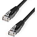 StarTech.com 7ft CAT6 Ethernet Cable - Black Molded Gigabit CAT 6 Wire - 100W PoE RJ45 UTP 650MHz - Category 6 Network Patch Cord UL/TIA - 7ft Black CAT6 up to 160ft - 650MHz - 100W PoE - 7 foot UL ETL verified