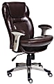 Serta® Back in Motion™ Health & Wellness Ergonomic Bonded Leather Mid-Back Office Chair, Frye Chocolate 1 thumbnail image