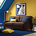 Serta® RTA San Paolo Collection Fabric Sofa, 73"W, Mink Brown 1 thumbnail image