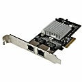StarTech.com Dual Port PCI Express Gigabit Ethernet Server Adapter Network Card 1 thumbnail image