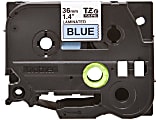 Brother® P-Touch TZe-561 Label Tape, 1-7/16" x 26-1/4', Black/Blue