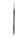 Winsor & Newton Artists' Oil Paint Brush, Size 4, Flat Bristle, Hog Hair, Black 1 thumbnail image