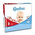 Attends® Comfees® Baby Diapers, Size 3, White, Pack Of 36 1 thumbnail image