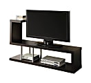 Monarch Specialties Hollow-Core TV Stand, For Flat-Panel TVs Up To 47", Cappuccino
