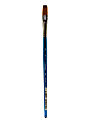 Winsor & Newton Cotman Watercolor Paint Brush 666, 3/8", One-Stroke Flat Bristle, Synthetic, Blue 1 thumbnail image