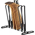 Whitmor 3 Pair Boot Organizer - 6 x Boot - 17.5" Height x 22.3" Width10.3" Length - Adjustable - Black, Silver - Metal 1 thumbnail image