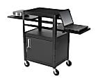 Balt® Dual Adjustable Laptop Cart, Black 1 thumbnail image