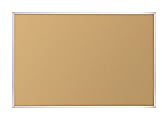 Balt® Best Rite® Valu Tak Cork Bulletin Board, 24" x 36", Aluminum Frame With Silver Finish