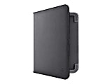 Belkin Leather Cover with Stand - Protective cover for tablet - genuine leather - black - 7" - for Amazon Kindle Fire HD (2nd generation)