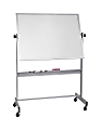 Balt® Best Rite® Magnetic Cork/Dry-Erase Reversible Whiteboard, 48" x 72", Aluminum Frame With Silver Finish