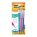 BIC® Glide™ Exact Retractable Ballpoint Pens, Fine Point, 0.7 mm, Assorted Barrels, Assorted Ink Colors Colors, Pack Of 3 1 thumbnail image