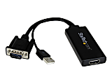 StarTech.com VGA to HDMI Adapter with USB Audio & Power - Portable VGA to HDMI Converter - 1080p - Adapter cable - VGA2HDU 1 thumbnail image