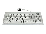 Seal Shield Silver Seal Medical-Grade Wired Keyboard, White 1 thumbnail image