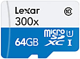 Lexar® Micro Secure Digital Extended Capacity (microSDXC™) UHS-I Memory Card, 646B 1 thumbnail image