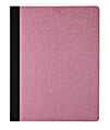 Office Depot® Brand Glitter Composition Book, 7 1/2" x 9 3/4", Wide Ruled, Pink, 80 Sheets