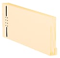 Pendaflex® End-Tab Folder Dividers With Fasteners, 8 1/2" x 14", Legal Size, Manila, Pack Of 50