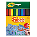 Crayola® Fabric Markers, Pack Of 10 1 thumbnail image
