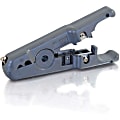 C2G Round/Flat Multi-Conductor Cutter and Stripper - Gray - 0.30 lb 1 thumbnail image