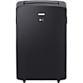 LG Portable Air Conditioner, 12,000 BTU, 27 7/16"H x 16 15/16"W x 12 13/16"D, Graphite Gray