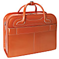 McKleinUSA Willowbrook W Series Ladies' Italian Leather Briefcase For 17" Laptops, Orange 1 thumbnail image