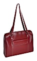 McKleinUSA Glenview Leather Ladies' Briefcase With 15.4" Laptop Pocket, Red 1 thumbnail image