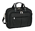 McKleinUSA Pearson Nylon Expandable Briefcase With 17” Laptop Pocket, Black 1 thumbnail image