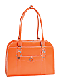 McKleinUSA Hillside Leather Ladies' Briefcase, Orange